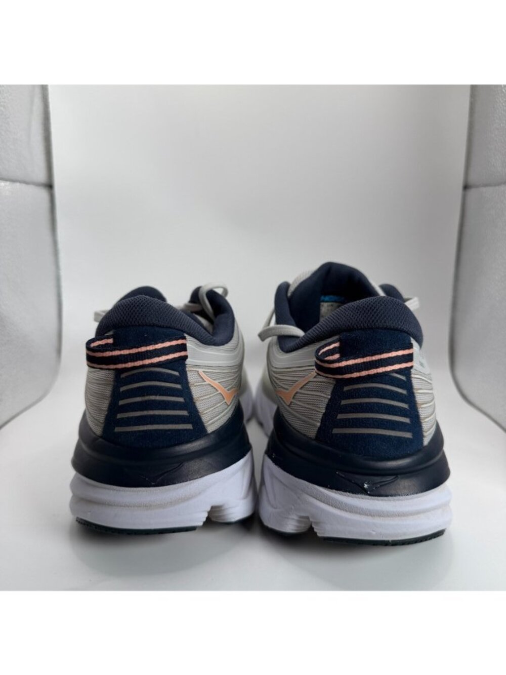 Hoka One One W Bondi 7 Shoes Women Size 10 Gray Blue Running Cushioned - Picture 6 of 10